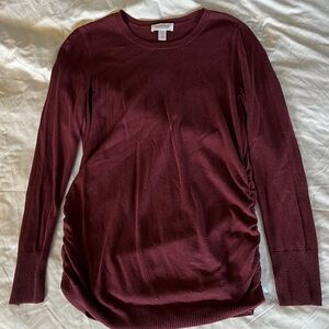 Motherhood Maternity Maroon sweater